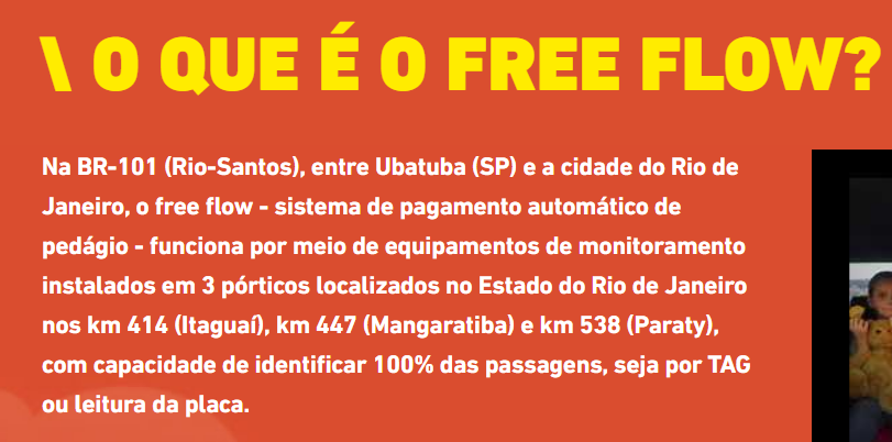 Como funciona o pédágio free flow no Rio de Janeiro